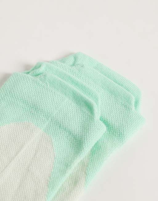 adidas Running light socks in green, 2 of 3
