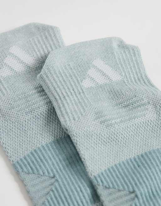 adidas Running light socks in sage, 3 of 3