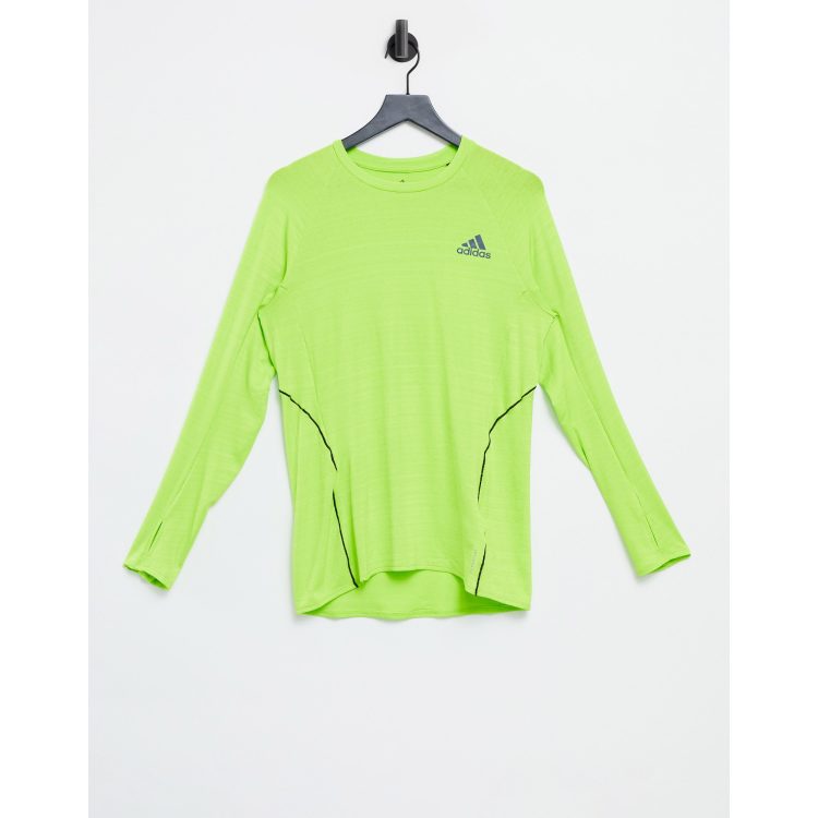 Black and lime on sale green adidas shirt