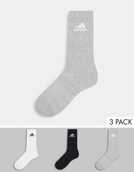 adidas Running - Lot de 3 paires de chaussettes rembourrées - Multicolore