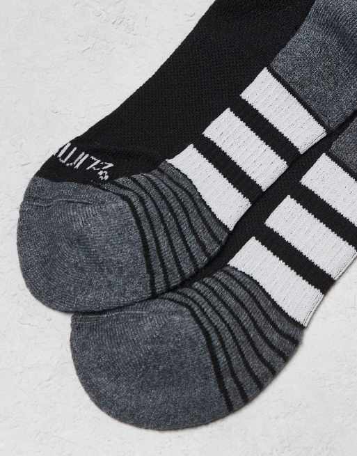 adidas Running - Lot de 3 paires de chaussettes - Rouge, noir et blanc, 3 de 3