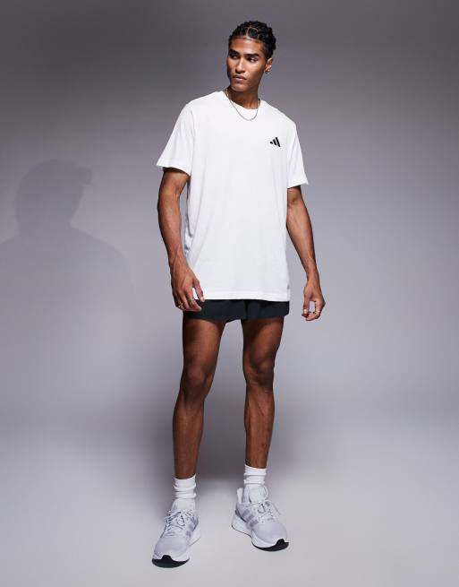 adidas – Running – Naturvit t-shirt soltryck baktill, 3 av 4
