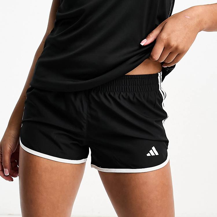 adidas Running Own The Run 3 inch M20 shorts in black |
