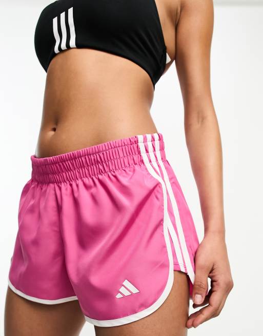 Pink cheap adidas shorts