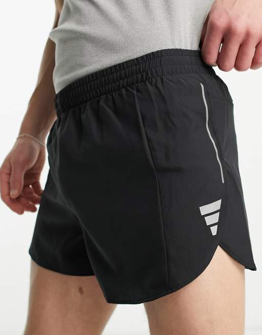 adidas Own the Run Split Shorts - Black