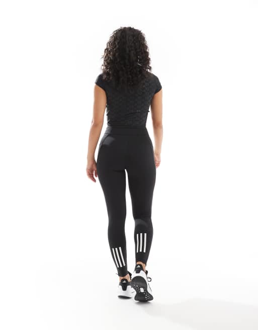 adidas Running Own The Run 7/8 Leggings neri con tasca per il