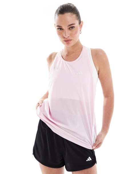 adidas Running - Own The Run - Babylyserød tanktop - view 1