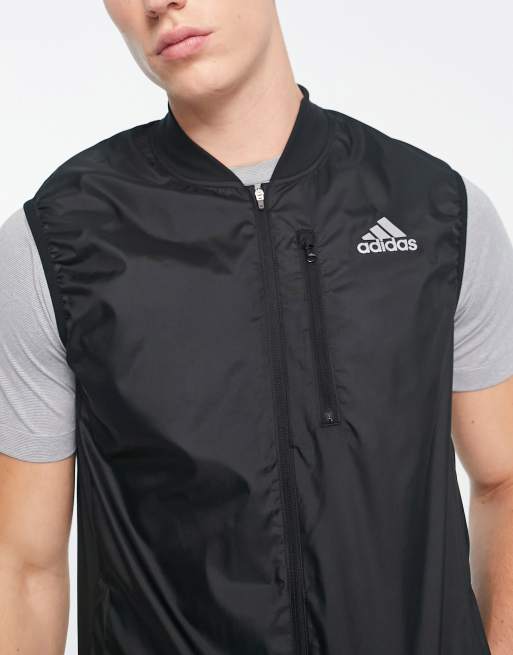 adidas Running Own The Run gilet in black | ASOS