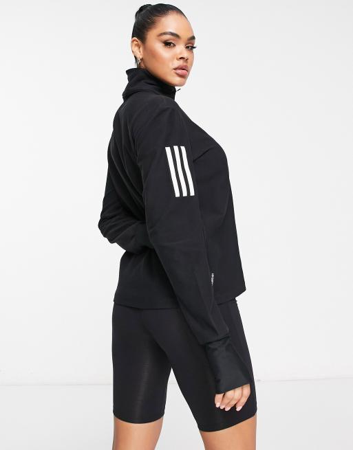 adidas Own the Run Running 1/2 Zip Sweatshirt - Black