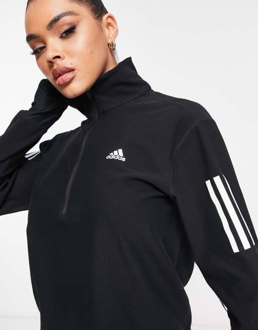 Adidas originals street store run half zip hoodie