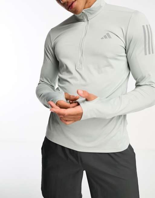 Adidas half best sale zip running top