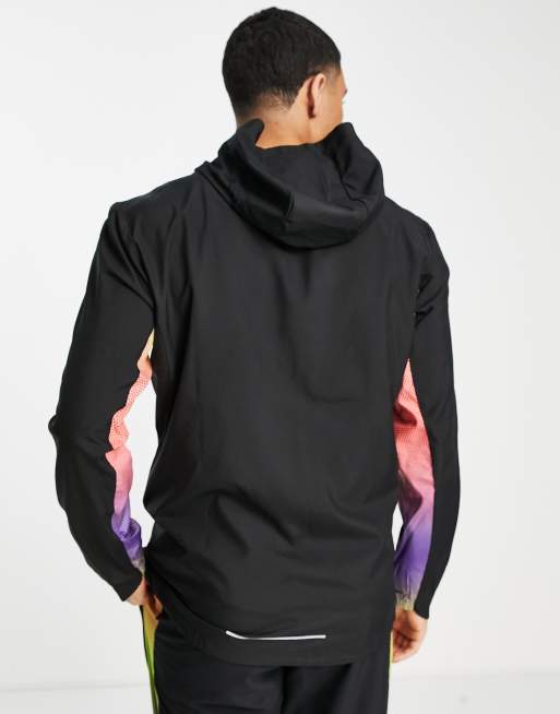 Adidas own the run jacket online black