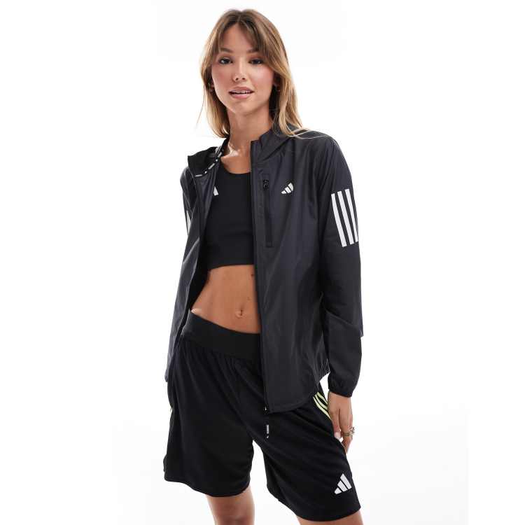Own the run jacket black hotsell
