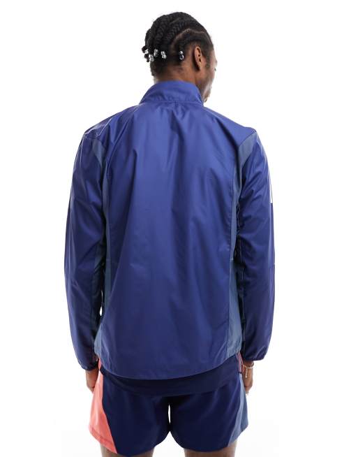 Adidas blue orange outlet jacket