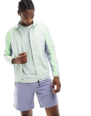 adidas Running Own The Run jacket in pastel green