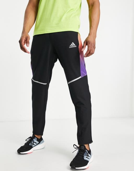 adidas - Running Own The Run - Joggers neri e multicolore