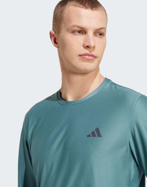 adidas Running – Own The Run – Langärmliges Shirt in Preloved Teal , 2 von 4