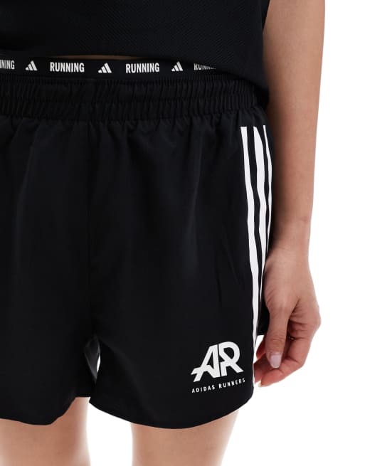 adidas Running – Own The Run – Lauf-Shorts in Schwarz, 5 von 5