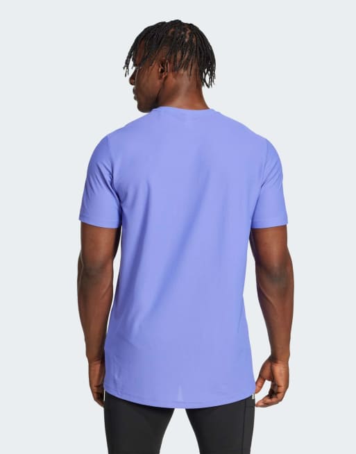 adidas Running – Own The Run – Lauf-T-Shirt in Blau, 4 von 4