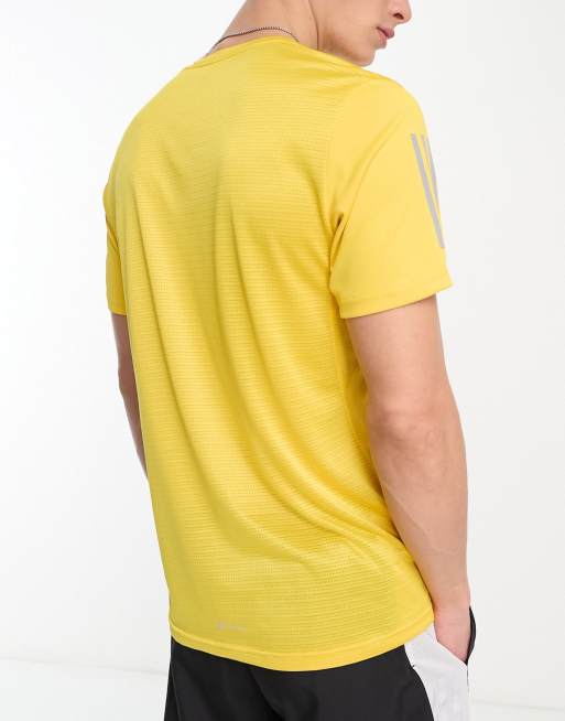 adidas Running – Own The Run – Lauf-T-Shirt in Gelb, 3 von 4
