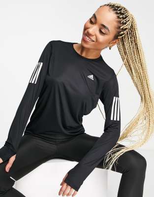 adidas own the run long sleeve top