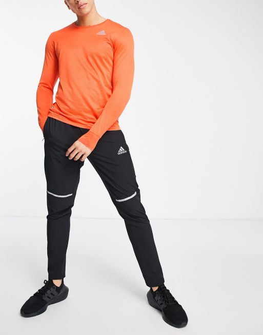 sleeve ASOS Own in Run The orange long t-shirt | Running adidas