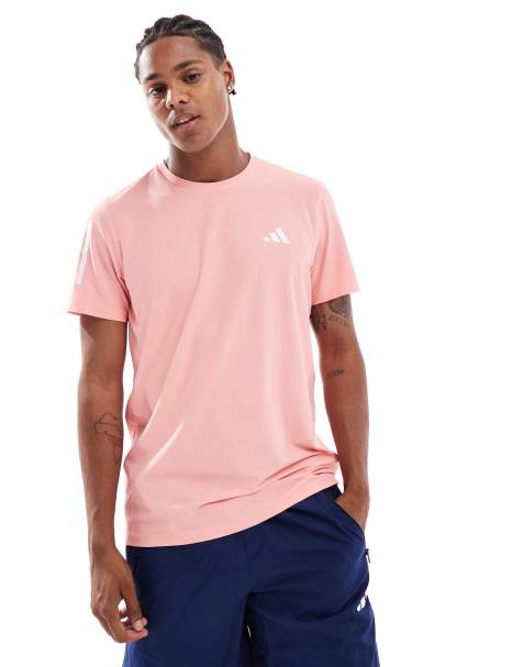 adidas - Running - Own The Run - Lyserød T-shirt - view 1