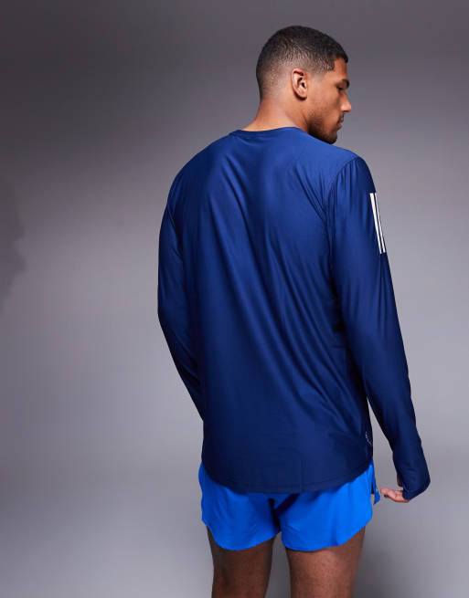 adidas Running – Own The Run – Marinblå underställstopp med långa ärmar, 4 av 4