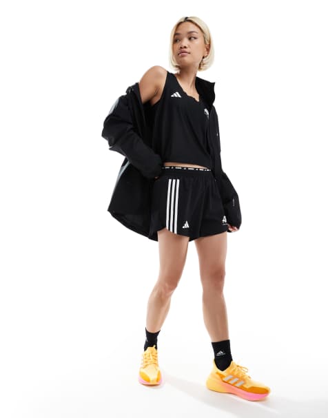 adidas Running Own The Run shorts in black - view 1