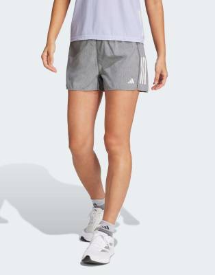 adidas Running Own the Run shorts in grey