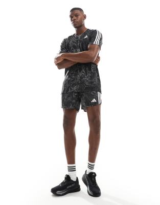 adidas Running Own The Run shorts in print-Grey