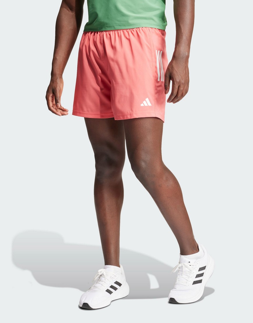 adidas Running Own The Run shorts in red