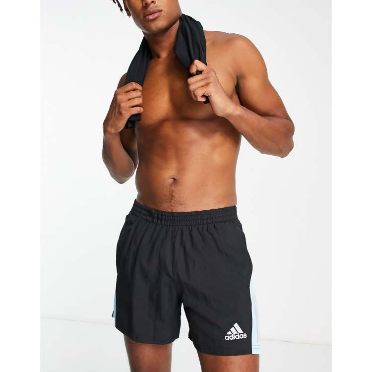 adidas Running Own the Run Shorts in Schwarz mit Einsatz ASOS