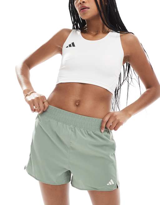 adidas – Running – Own The Run – Silvergröna shorts, 2 av 5