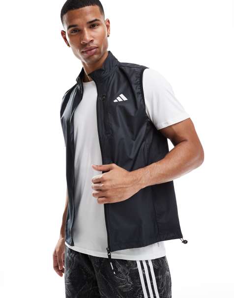 adidas Running - Own The Run - Sort vest med gennemgående lynlås - view 1