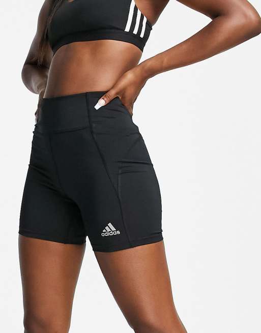 adidas Running - Own The Run - Sorte tætsiddende løbeshorts, 3 af 4
