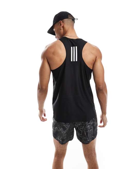 adidas Running – Own The Run – Svart linne, 4 av 4