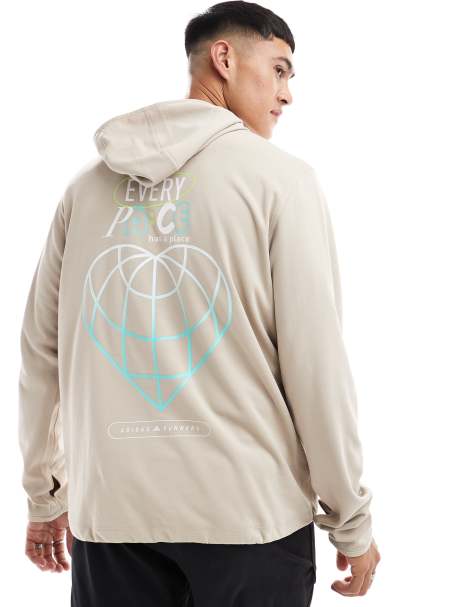 adidas Running - Own The Run - Sweat à capuche - Beige - view 1