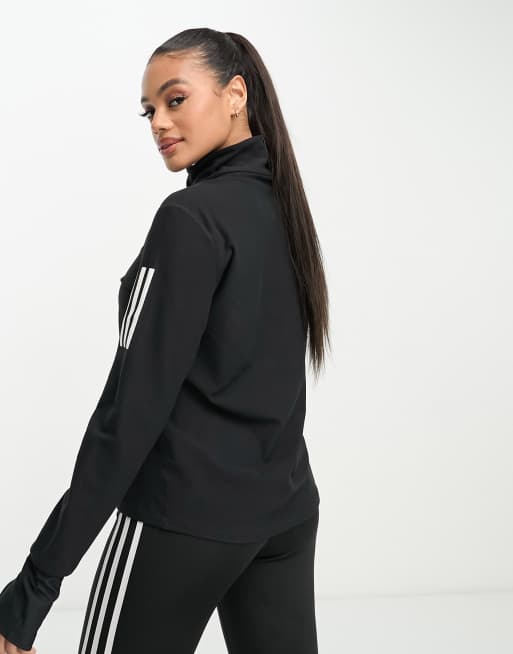 adidas Originals – Centre Stage – Leggings in Weinrot mit Netzstoff-Detail