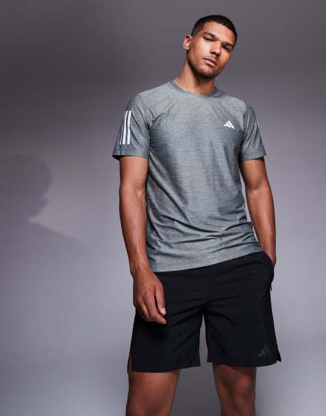 adidas Running – Own The Run – Szary T-shirt - view 1