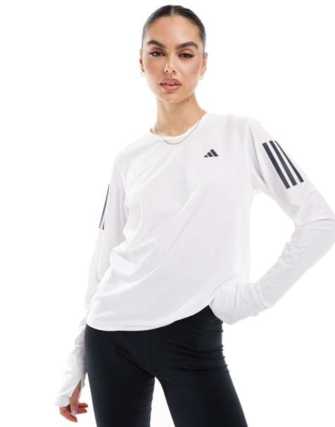adidas Running - Own The Run - T-shirt à manches longues - Blanc - view 1