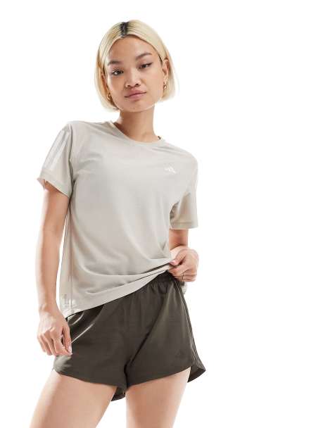adidas Running - Own The Run - T-shirt color pietra - view 1