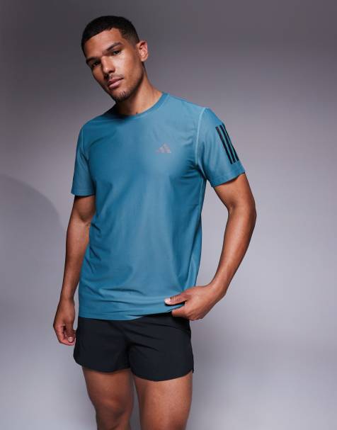 adidas Running - Own The Run - T-shirt color verde-azzurro - view 1