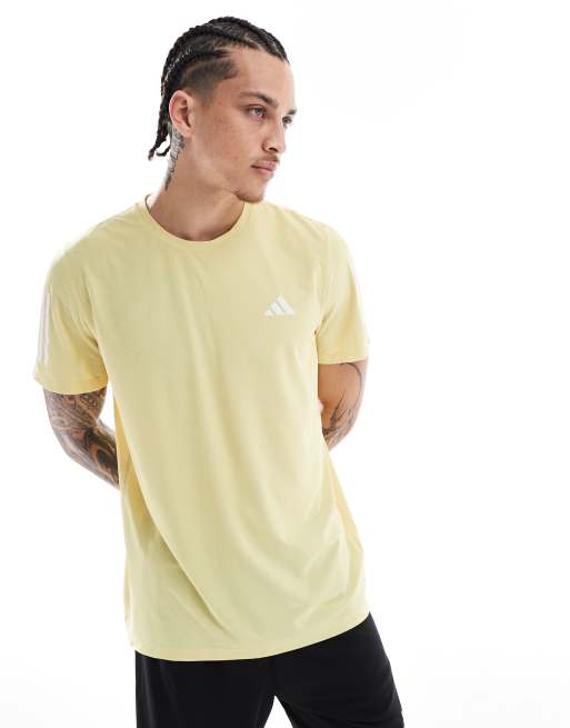 adidas - Running Own The Run - T-shirt giallo polvere, 3 di 4