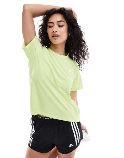 adidas Running Own The Run t-shirt in green - view 1