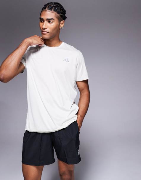 adidas Running Own The Run t-shirt in in grey - view 1