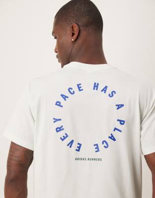 asos adidas Running Own The Run t-shirt in jade green
