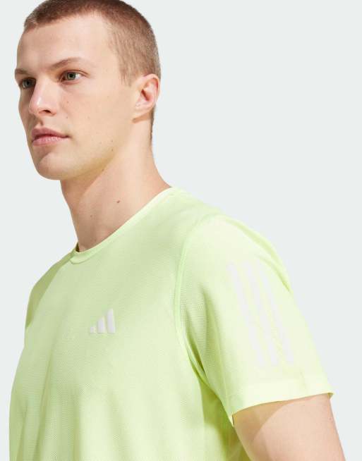 adidas Running – Own The Run – T-Shirt in leuchtendem Gelb , 3 von 4