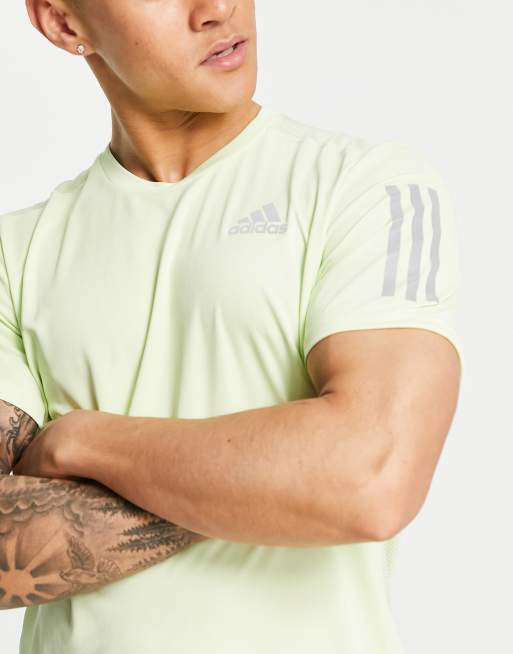 Lime green adidas on sale shirt