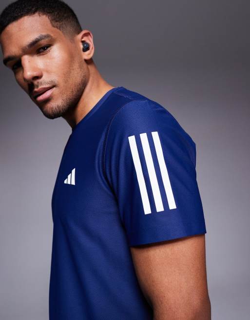 adidas Running – Own The Run – T-Shirt in Marineblau, 2 von 4